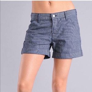 J Brand size 29, Cuffed Denim, Rail Road Shorts.